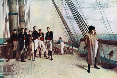 نابليون على متن Bellerophon ، 1815 ، 1880. بواسطة وليام كويلير أورتشاردسون