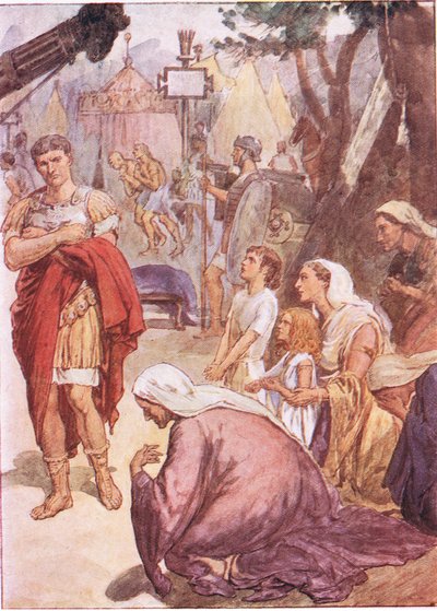 كوريولانوس ورواد روما ، من Plutarch Lives الذي نشرته TC & EC Jack Ltd بواسطة وليام ريني