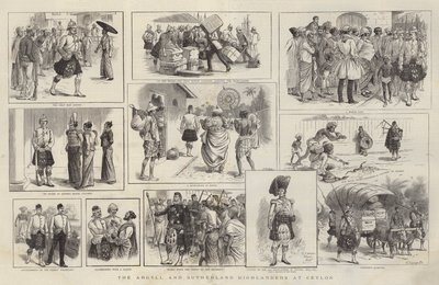 The Argyll and Sutherland Highlanders at Ceylon بواسطة وليام رالستون