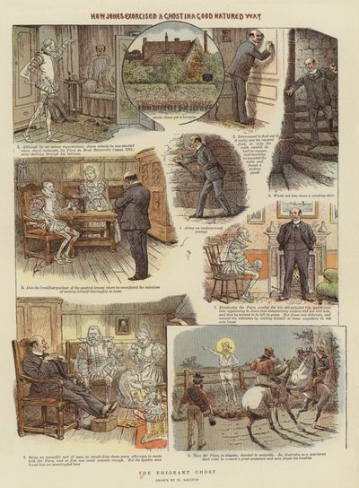 شبح المغتربين (chromolitho) بواسطة وليام رالستون