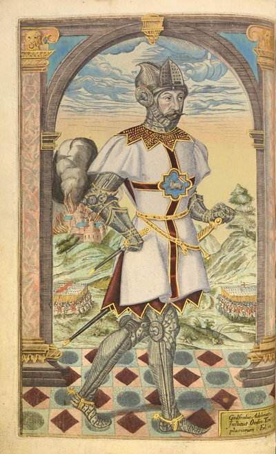 Godfrey Adelmar ، من nHonor Military ، و Civill ، William Segar ، حانة. روبرت باركر ، لندن ، 1602 (نقش ملون باليد) بواسطة وليام روجرز