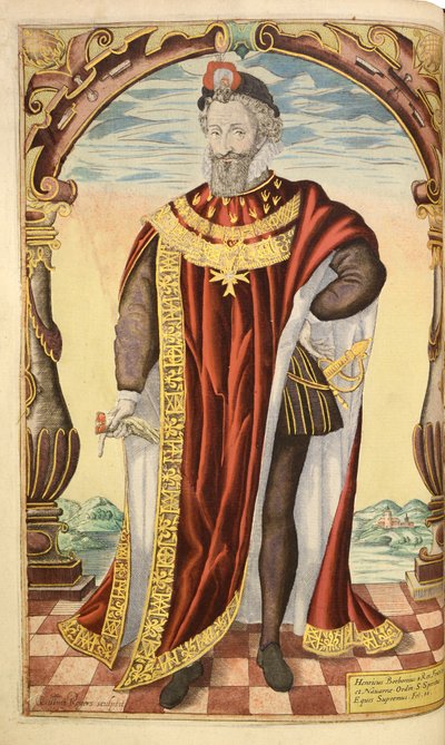 هنري الرابع من فرنسا ، من nHonor Military ، و Civill ، William Segar ، حانة. روبرت باركر ، لندن ، 1602 (نقش ملون باليد) بواسطة وليام روجرز