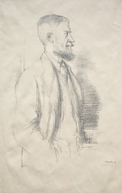 جورج برنارد شو بواسطة William Rothenstein