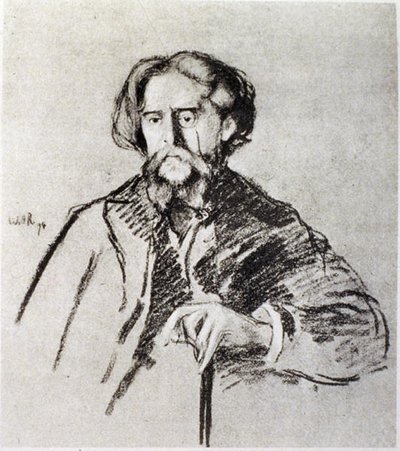 صورة لألفونس دوديت (1840-97) بواسطة وليام روثنشتاين