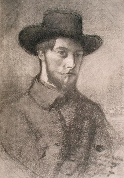 صورة أوغسطس جون (1879-1961) (ليثو) بواسطة وليام روثنشتاين