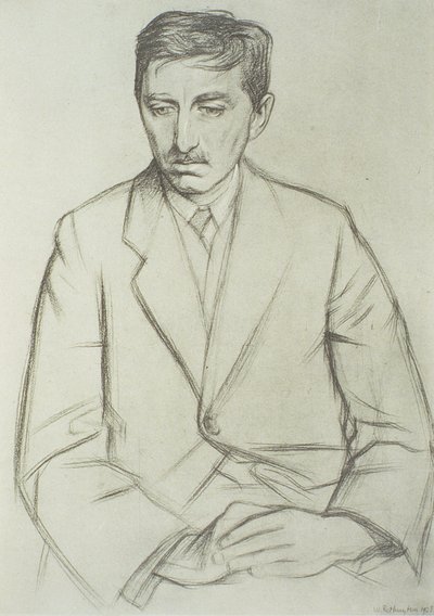 صورة إي إم فورستر (1879-1970) بواسطة وليام روثنشتاين