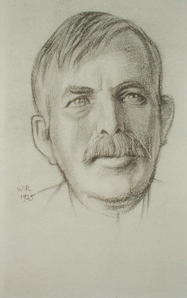 صورة السير إرنست رذرفورد (1871-1937) بواسطة وليام روثنشتاين