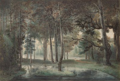 منظر من عزبة الفنان ، سبرينغلاند ، أو إليسيان باور ، كاليفورنيا. 1800. بواسطة وليام راسل بيرش