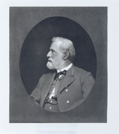 روبرت إي لي ، ج. 1868 (ميزوتينت) بواسطة وليام سارتين