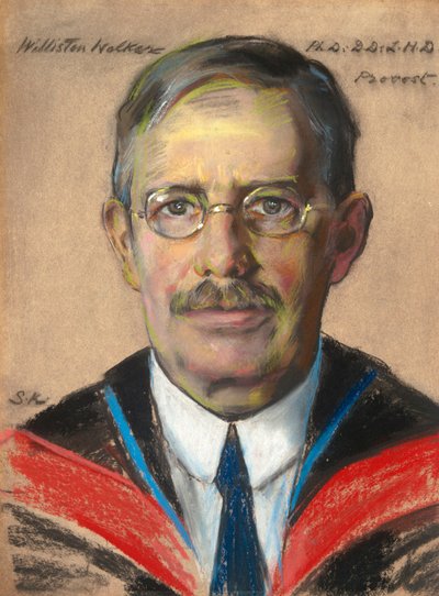 ويليستون والكر. أستاذ. من التاريخ الكنسي 1901-1922 ، وكيل الجامعة 1920-1922 بواسطة وليام الرقيب كيندال