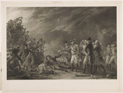 الفرز ، الذي صنعته حامية جبل طارق في صباح يوم 27 نوفمبر 1781. بواسطة ويليام شارب