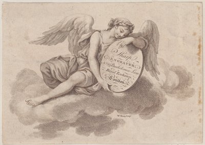 بطاقة تجارية لـ William Sharp ، Engraver ، القرن الثامن عشر. بواسطة ويليام شارب
