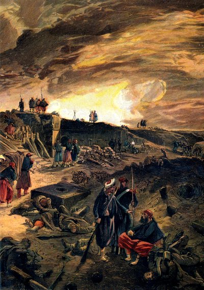 بعد الاستيلاء على Malakoff في 8 سبتمبر 1855 ، c1855. بواسطة وليام كريميا سيمبسون