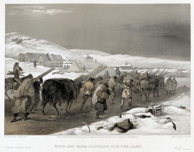 القوات البريطانية على الطريق إلى سيفاستوبول ، 1855 بواسطة وليام كريميا سيمبسون