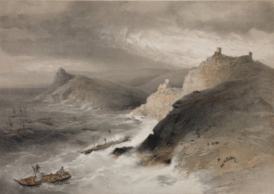 عاصفة في خليج بالاكلافا في 14 نوفمبر 1854 ، 1855 بواسطة وليام كريميا سيمبسون