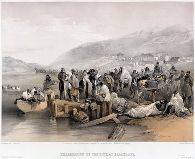 صعود المرضى في بالاكلافا ، 1855 بواسطة وليام كريميا سيمبسون