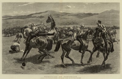 مصارعه على ظهور الخيل بواسطة وليام سمول