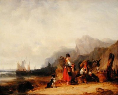 روبيان فيشرز ، حوالي 1835 (زيت على قماش) بواسطة وليام سنر. شاير