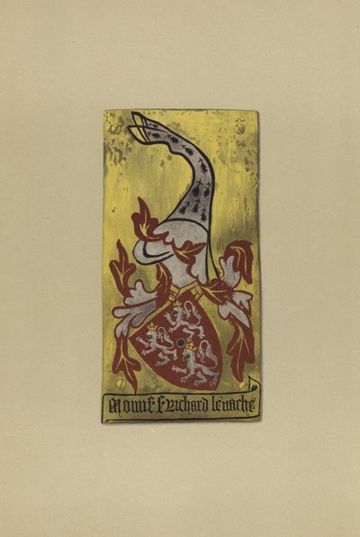 السير ريتشارد دي لا فاش ، 1355-1366 (chromolitho) بواسطة وليام سانت جون هوب