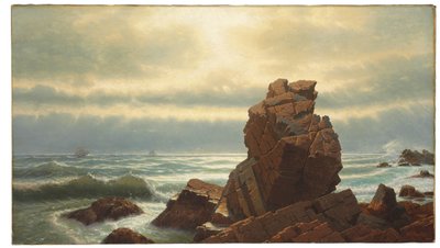Pulpit Rock ، ناهانت ، 1865 بواسطة وليام ستانلي هاسيلتين