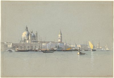 عرض عبر قناة جيوديكا باتجاه Salute و Campanile of San Marco بواسطة وليام ستانلي هاسيلتين