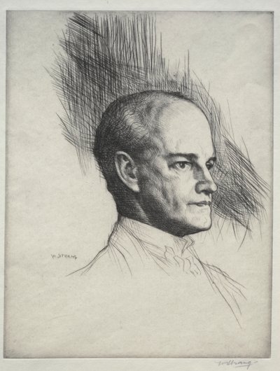 جون جالسوورثي ، 1920. بواسطة وليام ستراند