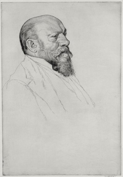 صورة هانز ريختر (1843-1916) ، موصل مجري بواسطة وليام ستراند