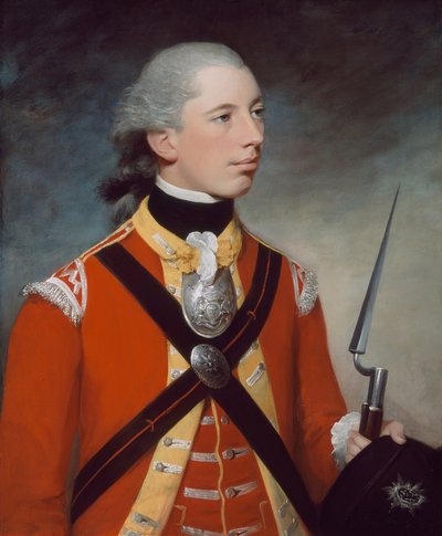 الكابتن توماس هيويت ، الفوج العاشر للقدم ، الذي قاد شركة خفيفة في ليكسينغتون ، 1781 بواسطة وليام تيت