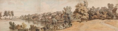 مناظر النهر الإيطالية ، 1750-60. بواسطة ويليام تافيرنر