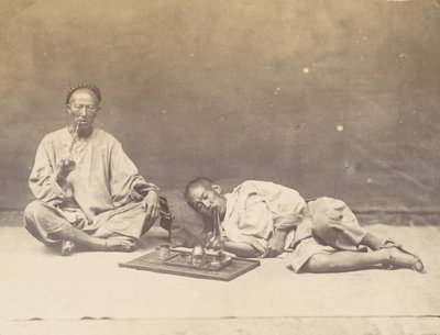 مدخن الأفيون ، 1867. بواسطة وليام توماس سوندرز