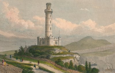 نصب نيلسونز ، كالتون هيل ، إدنبرة ، c1830. بواسطة وليام تومبلسون