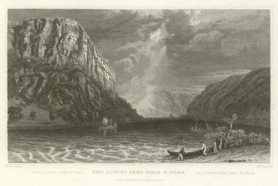 The Lurley Berg قرب St Goar بواسطة وليام تومبلسون
