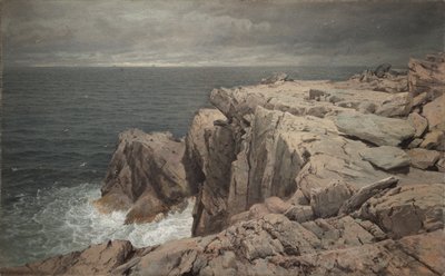 Cormorant Cliff ، جيمستاون ، رود ايلاند ، 1877. بواسطة وليام تروست ريتشاردز
