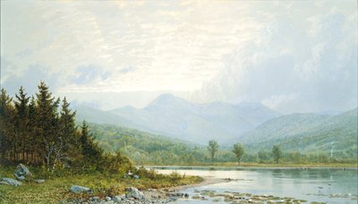 غروب الشمس على جبل Chocorua ، نيو هامبشاير ، 1872. بواسطة وليام تروست ريتشاردز
