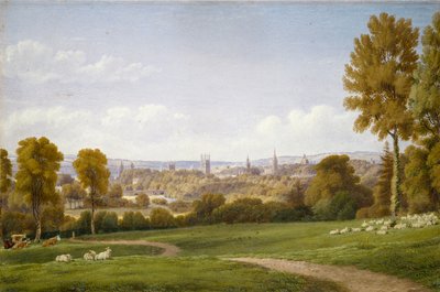 منظر لأكسفورد من هيدينجتون ، c1803-1804 بواسطة جوزيف مالورد وليام تورنر