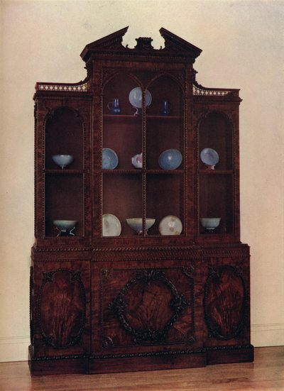 حالة الماهوجني الزجاجية ، c1760 بواسطة وليام فيل