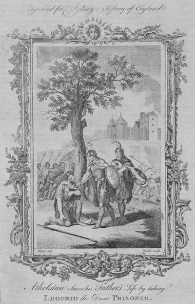 أثينا تنقذ حياة آباءه من خلال أخذ Leofrid the Dane Prisoner ، 1773. بواسطة وليام ووكر