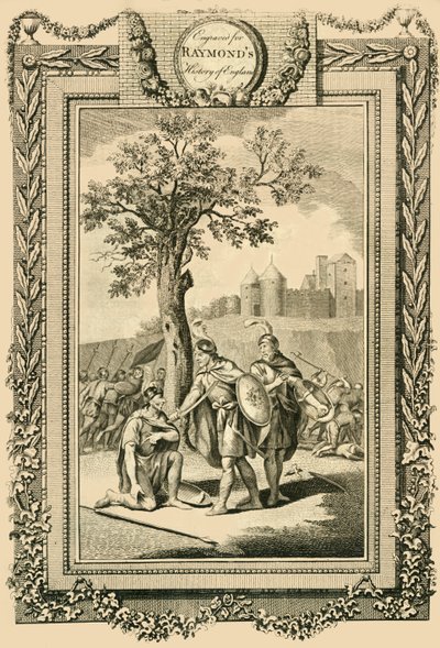 الملك أثينا ينقذ حياة والده ، إدوارد الأكبر ... ، c1786. بواسطة وليام ووكر
