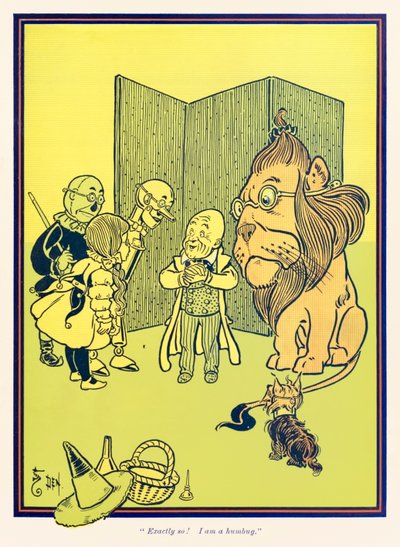 ”بالضبط! أنا هراء ". من" The Wonderful Wizard of Oz "بواسطة L. Frank Baum بواسطة وليام والاس دينسلو