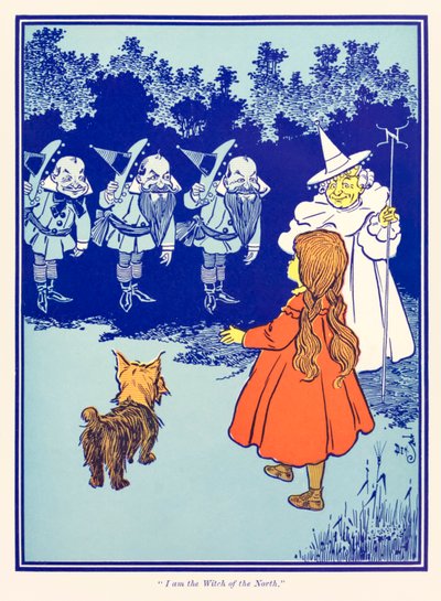 "أنا ساحرة الشمال" من "The Wonderful Wizard of Oz" بواسطة L. Frank Baum بواسطة وليام والاس دينسلو