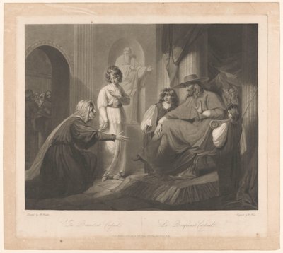 الجمهور مع الكاردينال الكاردينال الخيري / Le bienfaisant Cardinal (العنوان على الكائن) بواسطة جون رافائيل سميث