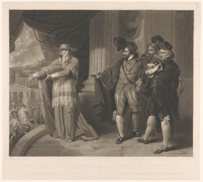Kardinaal Francisco Jiménez de Cisneros en Spaanse edellieden الكاردينال Ximenes يجيب على Grandees of Spain الذين شككوا في سلطته بواسطة جون رافائيل سميث