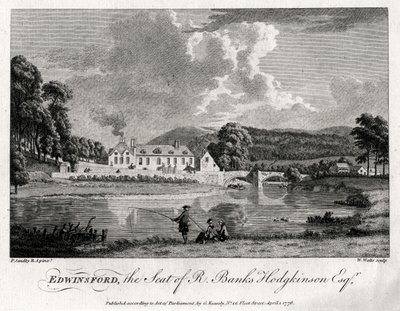 Edwinsford ، مقر R Banks Hodgkinson Esq ، Carmarthenshire ، 1776 بواسطة وليام واتس