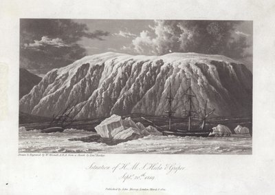 حالة HMS Hecla و Griper بواسطة وليام ويستال