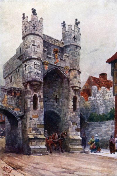 يورك ، مونك بار (لون ليثو) بواسطة وليام ويهي كولينز