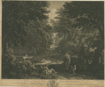Shugborough - مشهد وودلاند: النقش ، بدون تاريخ [؟ منتصف أواخر القرن السابع عشر] بواسطة وليام ووليت