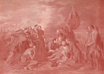 وفاة الجنرال وولف ، c1776 1909 بواسطة وليام ووليت