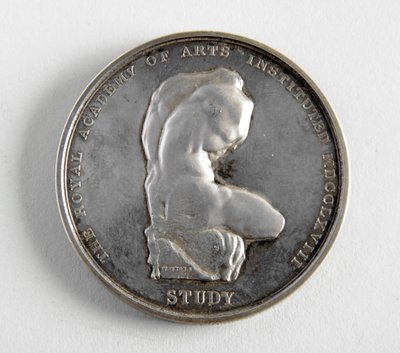 أ. ميدالية منحت لجورج فرامبتون 10.12.1884 لأفضل نموذج لشخصية (معدن) بواسطة وليام ويون