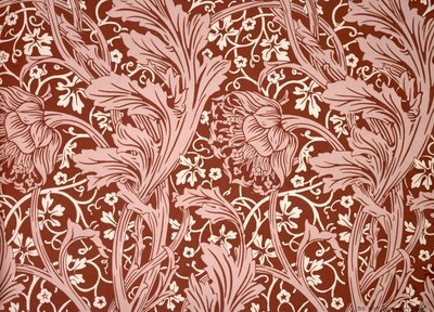 نموذج من كتاب ورق الحائط قبل عام 1917 (طباعة) بواسطة وليام وشركاه موريس