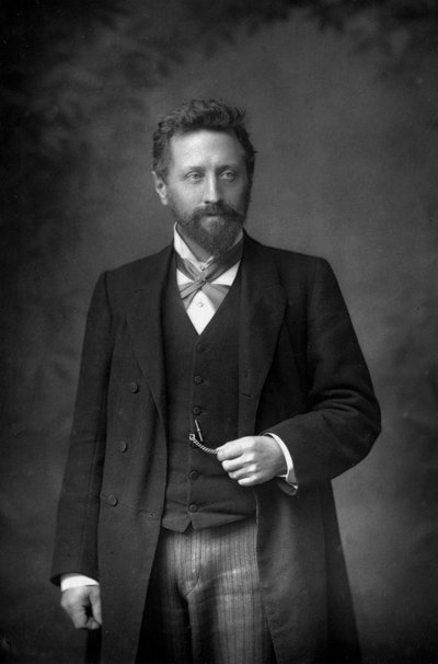 البروفيسور ويليام إدوارد آيرتون 1847-1908 ، الفيزيائي البريطاني والمهندس الكهربائي ، 1893. بواسطة وليام ودانيال داوني